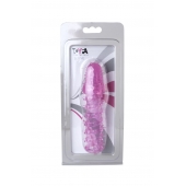 Розовая насадка с нежными шипами - 13,5 см. - Toyfa Basic - в Новокуйбышевске купить с доставкой