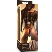Коричневый мастубратор-вагина Nicole s Kitty - Blush Novelties - в Новокуйбышевске купить с доставкой