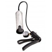 Вакуумная мужская помпа с датчиком давления Pro-Gauge Power Pump - Pipedream - в Новокуйбышевске купить с доставкой