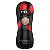 Мастурбатор-вагина Vibrating Pussy Stroker с вибрацией - Pipedream - в Новокуйбышевске купить с доставкой
