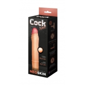 Телесная насадка-удлинитель из неоскин - 19,5 см. - LOVETOY (А-Полимер) - в Новокуйбышевске купить с доставкой