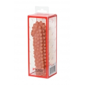 Телесная насадка на фаллос с бугорками KOKOS Extreme Sleeve 10 - 15,8 см. - KOKOS - в Новокуйбышевске купить с доставкой