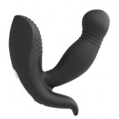 Черный вибромассажер простаты PROSTATE HERO - Dream Toys - в Новокуйбышевске купить с доставкой