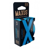 Классические презервативы в железном кейсе MAXUS Classic - 3 шт. - Maxus - купить с доставкой в Новокуйбышевске