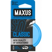 Классические презервативы в железном кейсе MAXUS Classic - 3 шт. - Maxus - купить с доставкой в Новокуйбышевске