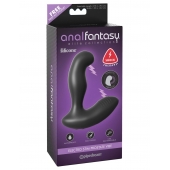 Черный массажер простаты Electro Stim Prostate Vibe с электростимуляцией - 13,3 см. - Pipedream - купить с доставкой в Новокуйбышевске
