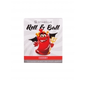 Стимулирующий презерватив-насадка Roll   Ball Cherry - Sitabella - купить с доставкой в Новокуйбышевске