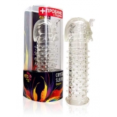Закрытая прозрачная насадка на пенис Crystal Sleeve Faraon - 13,5 см. - Erowoman-Eroman - в Новокуйбышевске купить с доставкой