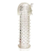 Закрытая прозрачная насадка на пенис Crystal Sleeve Faraon - 13,5 см. - Erowoman-Eroman - в Новокуйбышевске купить с доставкой