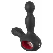 Черный вибромассажер простаты с нагревом и ротацией Prostate Plug - 14,5 см. - Orion - в Новокуйбышевске купить с доставкой