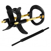 Черно-золотистый экстендер для пениса Sex Expert - Sex Expert - в Новокуйбышевске купить с доставкой