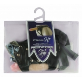 Черный пояс-трусики с двумя насадками Soft-Dolli - 16,5 и 10,5 см. - LOVETOY (А-Полимер) - купить с доставкой в Новокуйбышевске