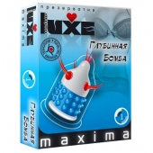 Презерватив LUXE Maxima  Глубинная бомба  - 1 шт. - Luxe - купить с доставкой в Новокуйбышевске
