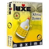 Презерватив LUXE Maxima  Желтый дьявол  - 1 шт. - Luxe - купить с доставкой в Новокуйбышевске