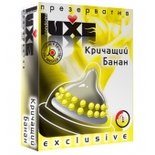 Презерватив LUXE  Exclusive  Кричащий банан  - 1 шт. - Luxe - купить с доставкой в Новокуйбышевске