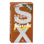Презервативы Sagami Xtreme FEEL UP с точечной текстурой и линиями прилегания - 10 шт. - Sagami - купить с доставкой в Новокуйбышевске
