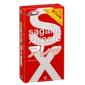 Утолщенные презервативы Sagami Xtreme Feel Long с точками - 10 шт. - Sagami - купить с доставкой в Новокуйбышевске