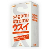 Ультратонкие презервативы Sagami Xtreme SUPERTHIN - 15 шт. - Sagami - купить с доставкой в Новокуйбышевске
