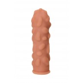 Телесная реалистичная насадка KOKOS Extreme Sleeve 11 с дополнительной стимуляцией - 12,7 см. - KOKOS - в Новокуйбышевске купить с доставкой