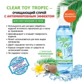 Очищающий спрей для игрушек CLEAR TOY Tropic - 100 мл. - Биоритм - купить с доставкой в Новокуйбышевске
