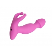 Розовый стимулятор простаты с усиками - 15 см. - 4sexdreaM - в Новокуйбышевске купить с доставкой