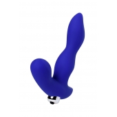 Синий силиконовый вибростимулятор простаты Stroman - 14,5 см. - ToyFa - в Новокуйбышевске купить с доставкой