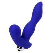 Синий силиконовый вибростимулятор простаты Stroman - 14,5 см. - ToyFa - в Новокуйбышевске купить с доставкой