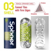 Мастурбатор SPINNER Shell - Tenga - в Новокуйбышевске купить с доставкой