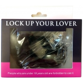 Черные меховые наручники Love с ключиками - Baile - купить с доставкой в Новокуйбышевске