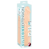 Телесная насадка-удлинитель Silicone Extension - 19 см. - Orion - в Новокуйбышевске купить с доставкой