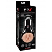 Телесный вибромастурбатор-вагина Cock Compressor Vibrating Stroker - Pipedream - в Новокуйбышевске купить с доставкой