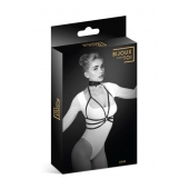 Черная упряжь на грудь Julia - Bijoux Pour Toi - купить с доставкой в Новокуйбышевске