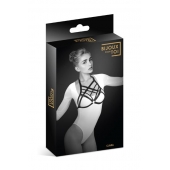 Черная упряжь на грудь Clara - Bijoux Pour Toi - купить с доставкой в Новокуйбышевске