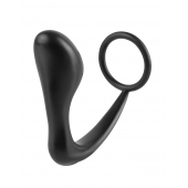 Эрекционное кольцо с анальной пробкой Ass-Gasm Cockring Plug - Pipedream - в Новокуйбышевске купить с доставкой