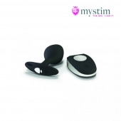 Черная пробка Mystim Rocking Vibe S с возможностью подключения к электростимулятору - 9,7 см. - MyStim - купить с доставкой в Новокуйбышевске
