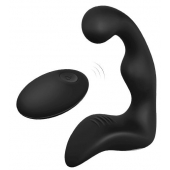 Черный вибромассажер простаты REMOTE BOOTY PLEASER - Dream Toys - в Новокуйбышевске купить с доставкой