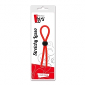 Красное эрекционное лассо с одной бусинкой-утяжкой STRETCHY THICK LASSO - Dream Toys - в Новокуйбышевске купить с доставкой