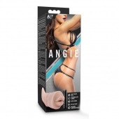Телесный мастурбатор-ротик Angie - Blush Novelties - в Новокуйбышевске купить с доставкой