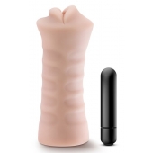 Телесный мастурбатор-ротик Angie - Blush Novelties - в Новокуйбышевске купить с доставкой