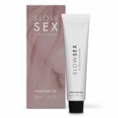 Лубрикант на водной основе Slow Sex Anal Play Gel - 30 мл. - Bijoux Indiscrets - купить с доставкой в Новокуйбышевске