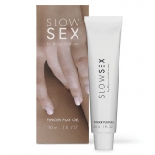 Гель для мастурбации с ароматом кокоса Slow Sex Finger Play Gel - 30 мл. - Bijoux Indiscrets - купить с доставкой в Новокуйбышевске