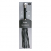 Черная плеть Easytoys Flogger With Metal Grip - 38 см. - Easy toys - купить с доставкой в Новокуйбышевске
