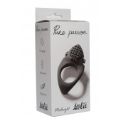 Черное эрекционное виброкольцо Pure Passion Midnight - Lola Games - в Новокуйбышевске купить с доставкой