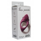 Бордовое эрекционное виброкольцо Pure Passion Midnight - Lola Games - в Новокуйбышевске купить с доставкой