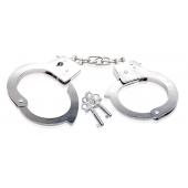 Металлические наручники Beginner s Metal Cuffs - Pipedream - купить с доставкой в Новокуйбышевске