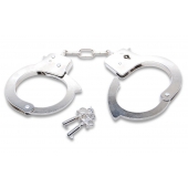 Наручники с ключами Official Handcuffs - Pipedream - купить с доставкой в Новокуйбышевске