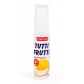 Гель-смазка Tutti-frutti со вкусом сочной дыни - 30 гр. - Биоритм - купить с доставкой в Новокуйбышевске