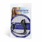 Стимулятор простаты с фиксацией эрекционным кольцом Prostate Gear - BlueLine - в Новокуйбышевске купить с доставкой