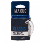 Классические презервативы в пластиковом кейсе MAXUS Classic - 3 шт. - Maxus - купить с доставкой в Новокуйбышевске