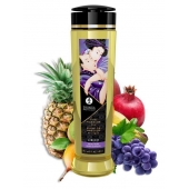 Массажное масло Libido Exotic Fruits с ароматом экзотических фруктов - 240 мл. - Shunga - купить с доставкой в Новокуйбышевске